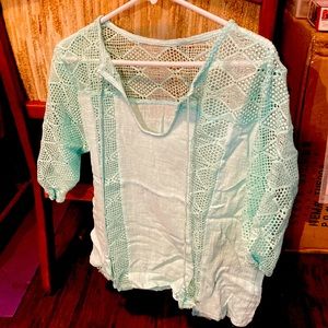 Cotton gauze dress top